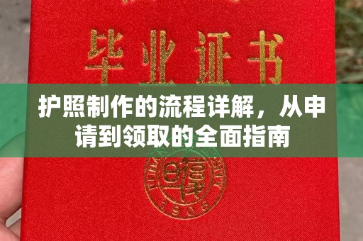 香坊护照制作的流程详解，从申请到领取的全面指南