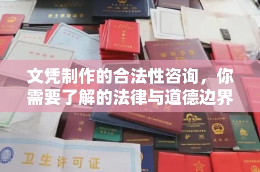 香坊文凭制作的合法性咨询，你需要了解的法律与道德边界